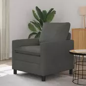 vidaXL Kavč Temno siva 76 x 81 x 87,5 cm Blago