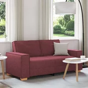 Dvosjed Kauc Vino Crvena 180x78x84 cm Tkanina