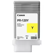 kartuša Canon PFI-120Y (2888C001AA), 130ml (original, rumena)