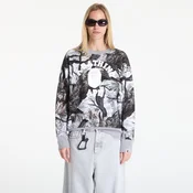 Mikina A BATHING APE Tree Edge Camo College Relaxed Fit Crewneck Sweatshirt UNISEX White L