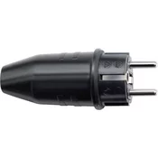 Brennenstuhl Gumiran varnostni vtič 230 V črne barve IP44 Brennenstuhl 1082040
