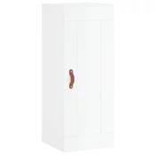 MAISON CHIC Stenska omarica - Zidna omarica visok sijaj bela 34,5x34x90 cm inženirski les iu1193, (22063569)