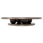 Casa Padrino luxury coffee table dark brown A� 130 x H. 38 cm - Round solid wood living room table - Living room furniture - Luxury furniture