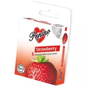 Pepino Strawberry kondomi 3 kos