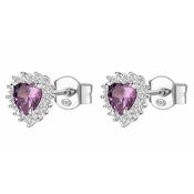 Brosway Srebrni uhani Magic Purple Fancy FMP53
