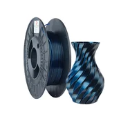 3DPower PLA svileni dvojni filament 1,75 mm modro/črn 0,3 kg