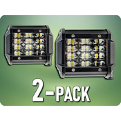 KAMAR LED delovna luč 12,8W, 1000lm, 12xLED, R10, 12/24V, IP67/2-PACK! [LB0114]