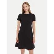 Calvin Klein Cocktail obleka LV044C064G Črna Slim Fit