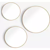 Aurora Set ogledala, 3 komada, Hrast