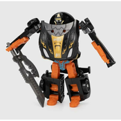 Transformer avto/robot plast 14cm črni, 17x26x6cm