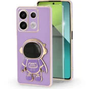 GS Ovitek za Xiaomi Redmi Note 13 Pro 5G, Astronaut, vijoličen + kaljeno steklo 9H