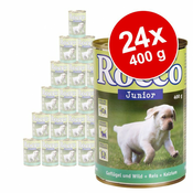 Varčno pakiranje Rocco Junior 24 x 400 g - Govedina