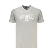 Napapijri Muška majica, Kratak rukav, NP0A88UASFUNESS, Svetlosiva