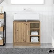 vidaXL kabinet za umivalnik Artisan Oak 63x29x55 cm Inženirski les