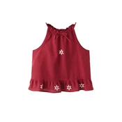 MANGO KIDS Top bordo / bela