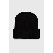 Kapa s primesjo volne Calvin Klein črna barva, K60K612033