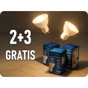 V-TAC LED žarnica GU10 7,5W, 610lm, 110°, CREE CHIP, 2+3 gratis! Barva světla: Dnevna bela