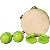 FLIGHT PERCUSSION FPS-3G (3) Green komplet tolkal