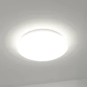 DOTLUX LED stropna svetilka LUNA, bela, O 49 cm, 33 W, CCT IP44 - Kopalnica - Sodobni - Plastika