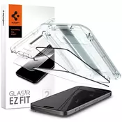 Spigen Glass EZ Fit 2 Pack, FC Black - iPhone 15 Pro Max