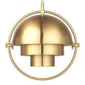 Gubi viseča svetilka Multi-Lite, O 27 cm, medenina/medenina - Dnevna soba/jedilnica - Dizajn - svetleča medenina, medenina - Kovina