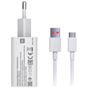 Xiaomi polnilec MDY-11-EZ USB A 33W s kablom Type C 3A - bel (Bulk)