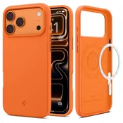 Spigen SILIKONSKI OVITEK SPIGEN FIT MAGSAFE ZA IPHONE 17 PRO MAX, KOZMOSKO ORANŽEN, ZAŠČITA