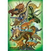 EuroGraphics Puzzle Rastlinojedi dinozavri 100 kosov