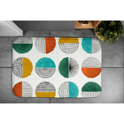tulup.si Kopalniške preproge Kolesa 75x45 cm Bela