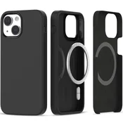 Tech-protect Silikonski etui z MagSafe za iPhone 13/14 – črn