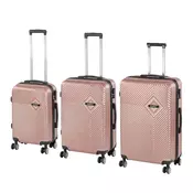 TraveLux Pro XXI set kofereta na kotačima u ružičasto-zlatnoj boji