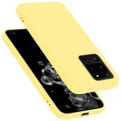 Cadorabo Cadorabo ohišje, združljiv s Samsungom v tekoči rumeni - zaščitni pokrov, narejen iz fleksibilnega silikona TPU, (20582625)