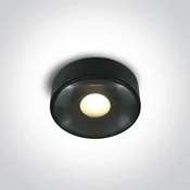 PLAFONJERA LED/6W/480lm/3000K/230V IP65 107mm CRNA