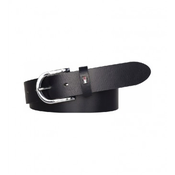 Tommy Hilfiger za ženske. WW0WW11590 Danny mornariški usnjeni pas (90cm), Priložnostno, Mornarica