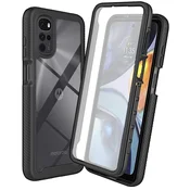 Overboard Ovitek za Motorola Moto G22 z zaščitno folijo, črn