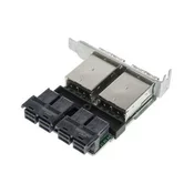 Supermicro SUPERMICRO 16-port Int. mSAS HD to Ext. mSAS HD converter Low Profile AOM-SAS3-16I16E-LP (AOM-SAS3-16I16E-LP)