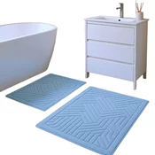 Priresa Kopalniške preproge, Nedrseča podloga, 100% Bombaž, Vpojna podloga (60 x 100 + 50 x 60 cm) | BRAIDBLUE