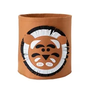 LIVEFY košara za igrače/perilo Tiger 35 x 35 cm, rjava