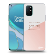 Silikonski črni ovitek za OnePlus 8T - You create your own opportunities