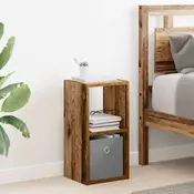 vidaXL Nočna omarica Star les 25,5 x 22 x 49,5 cm Konstruiran les