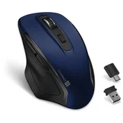 CONNECT IT Dual SmartSwitch Brezžična miška, USB-A + C (+1x brezplačna baterija AA), MODRA