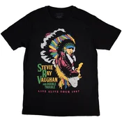 Stevie Ray Vaughan Double Trouble Black S Majica