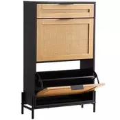 VEVOR omara za čevlje HZS006 647x263x1028 cm Črna