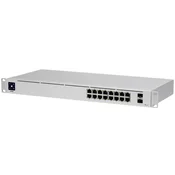 USW-16-PoE 16 RJ45 ports with 2 SFP ports - USW-16-POE-EU