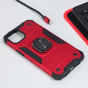 TERACELL Torbica Hard Border Ring za iPhone 14 6.1 crvena