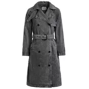 khujo Prehoden plašč Enza  črn denim