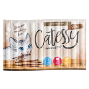 Ekonomicno pakiranje Catessy Sticks 50 x 5 g - BBQ losos