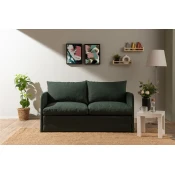 Atelier del Sofa Dvosed na razvlacenje Saga XL, 148 x 70 x 66 cm, Zeleni