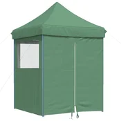 Vidaxl Zabavni šotor Zelena 200 x 200 x 306 cm Oxford tkanina