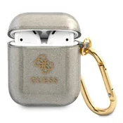 Guess Etui Guess Glitter Collection za AirPods 1/2 - črno